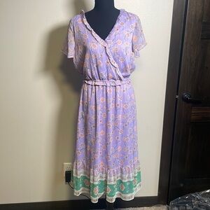 NWT Lauren Conrad mid length dress
